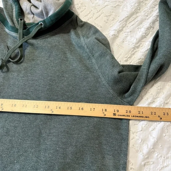 Banana Republic Green Lightweight Hoodie Men’s Size Medium - Picture 5 of 6